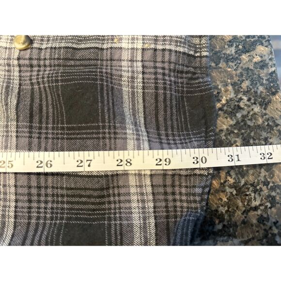 RedHead Brand Co Men's XL Flannel Shirt Black white Plaid - Picture 6 of 6